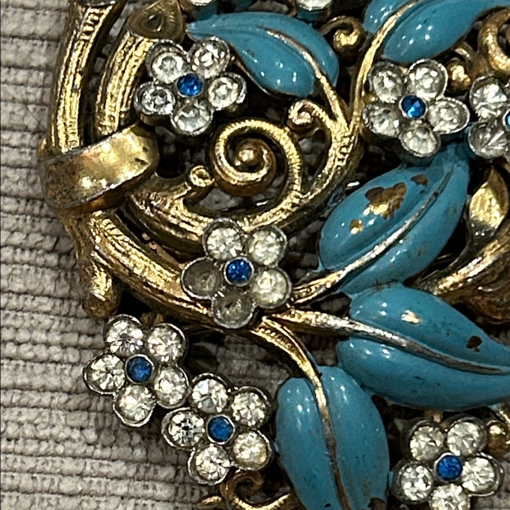 1939 crown Trifari rare clip brooch - Picture 2 of 6